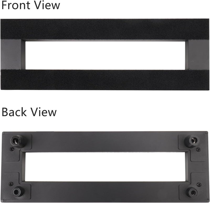 GOKKO لوحة دواسات جيتار صغيرة 15" × 5" من سبائك الألمنيوم مع حقيبة حمل (GKA-15) - Image 4